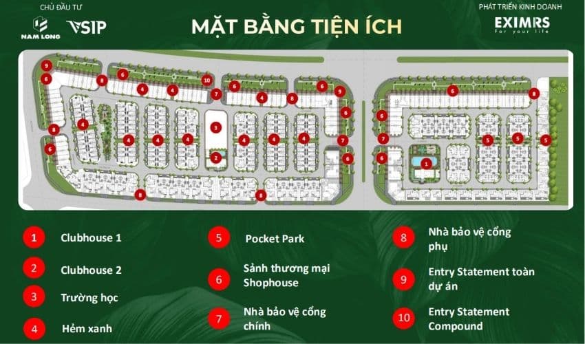 Cảnh quan sinh thái trong lòng khu compound