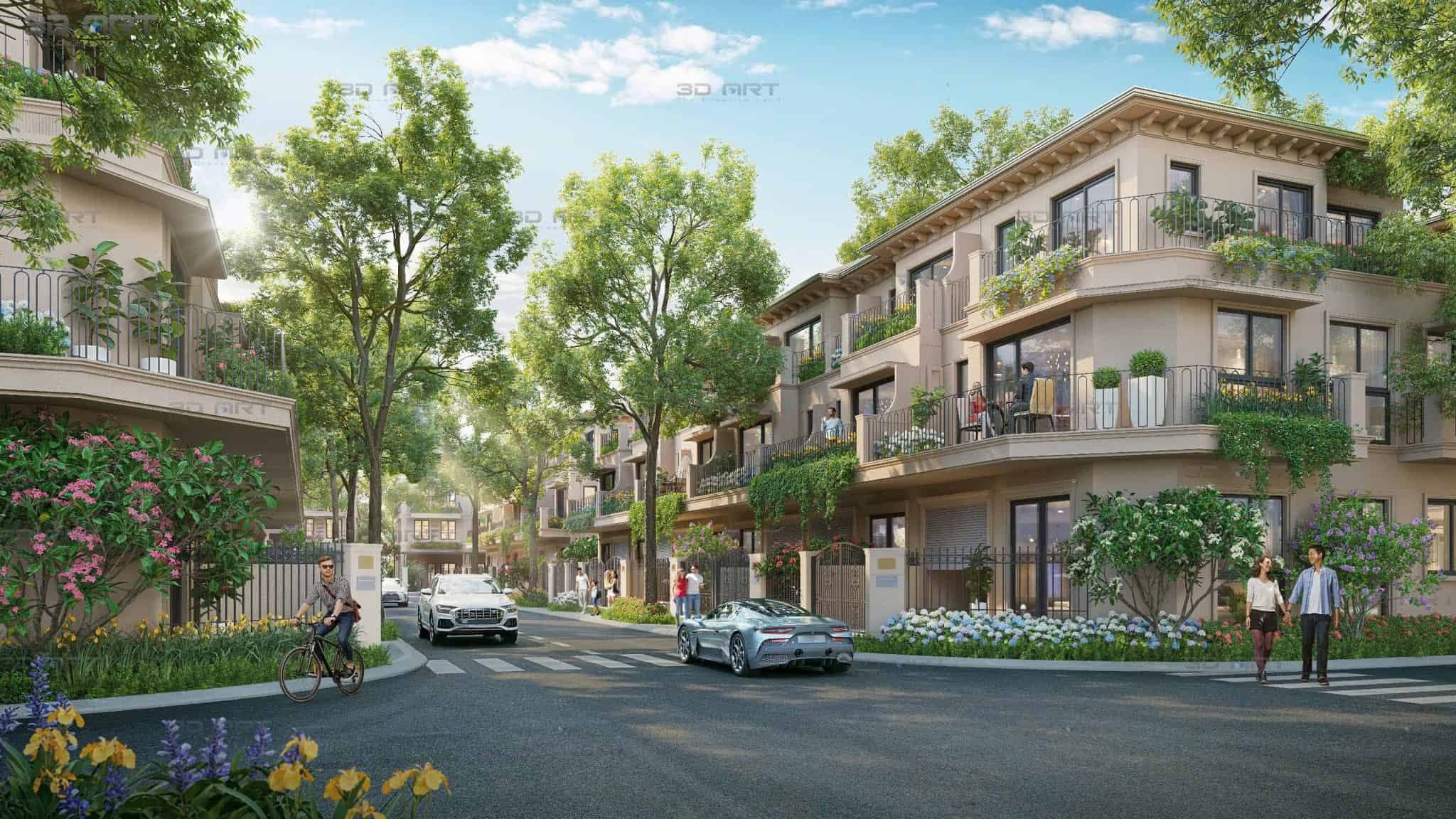 Toàn cảnh khu đô thị Sol Garden nhìn từ trên cao